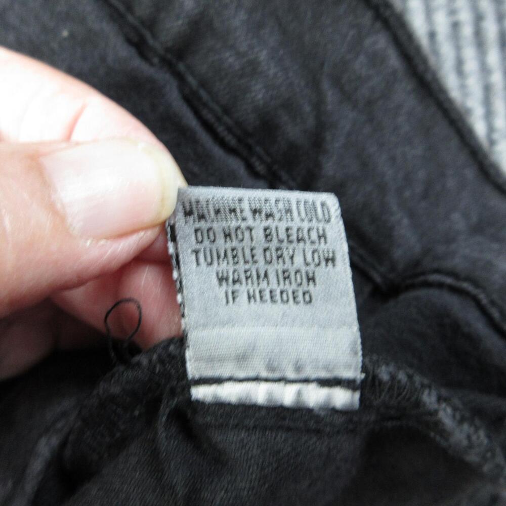 FWRD Denim Jacket Mens XL Black Biker Collared Pockets Stretch Button Tags NWT - Picture 12 of 16